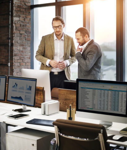 Businessmen is talking to each other Businessmen is talking to each other